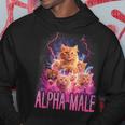 Alpha Male Lustige Kätzchen Meme Cute Cat Humorous Kapuzenpullover Lustige Geschenke