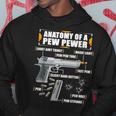 Anatomy Of A Pew Pewer Pistol 9 Mm Sports Shooting Kapuzenpullover Lustige Geschenke