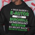 Anti Electric Car Burning Electric Car Opponent Kapuzenpullover Lustige Geschenke