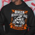 Biker Wird Nicht Grau Das Ist Chrome Ironie Fun Kapuzenpullover Lustige Geschenke