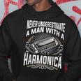 Blues Harp Harmonica Kapuzenpullover Lustige Geschenke