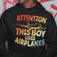 This Boy Likes Planes Aviation Boys Kapuzenpullover Lustige Geschenke