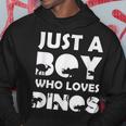 Boy Who Loves Dinos Letras Divertidas Con Diseño De Dinosaur Sudadera Regalos divertidos