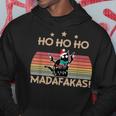 Catintage Pew Pew Madafakas Cat Ho Ho Ho Christmas Kapuzenpullover Lustige Geschenke