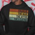 Charlie El Hombre El Mito La Leyenda Sudadera Regalos divertidos