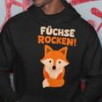 Children's With Fox Rocks Red Fox Pack Kapuzenpullover Lustige Geschenke