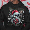 Christmas Skull Ugly Christmas Heavy Xmas Skeleton Kapuzenpullover Lustige Geschenke