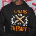 Cigars Are My Therapy Smoker Saying Cigar Smoke Tobacco Kapuzenpullover Lustige Geschenke