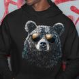 Cool Bear Portrait With Sunglasses Illustration Bear Kapuzenpullover Lustige Geschenke