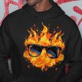 Cool Fire And Flames Glasses Kapuzenpullover Lustige Geschenke