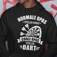 Cool Grandpa Play Dart Saying For Dart Player Kapuzenpullover Lustige Geschenke