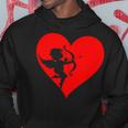 Cupid With Bow And Arrow Fun Love Heart Kapuzenpullover Lustige Geschenke