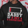 Día Del Padre De Un Niño Y Dos Hijas Papá De Tres Hijos Día Del Padre Sudadera Regalos divertidos