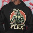 Divertido Bodybuilder Tyrannosaurus Flex Gym T-Rex Dinosaur Sudadera Regalos divertidos
