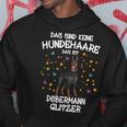 Dobermann Glitter Dog Holder Idea Dobi Dogs Fun Kapuzenpullover Lustige Geschenke