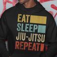 Eat Sleep Jiu-Jitsu Repeat Jiu-Jitsu Sin Mangas Sudadera Regalos divertidos