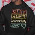 Eat Sleep Rowing Repeat Rowing Kapuzenpullover Lustige Geschenke