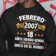 Febrero 2007 18 Años Hombre Cumpleaños Regalo Febrero 2007 Sudadera Regalos divertidos