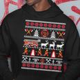 Fireman Ugly Christmas Sweater Fireman Fire Brigade Kapuzenpullover Lustige Geschenke