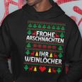 Frohe Arschnachten Ihr Weinlöcher Costume Christmas Kapuzenpullover Lustige Geschenke