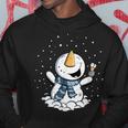 Froher Schneemann Im Schnee Winter Kapuzenpullover Lustige Geschenke