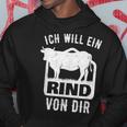 Agriculture Saying I Will A Rindon Dir Fun Kapuzenpullover Lustige Geschenke