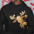 With Cartoon I Elk Wild Animal Motif Kapuzenpullover Lustige Geschenke