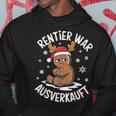 Christmas Gingerbread Reindeer Was Out Sold Out Kapuzenpullover Lustige Geschenke