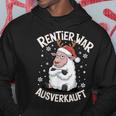 Christmas Sheep Reindeer Was Out Sold Out Kapuzenpullover Lustige Geschenke