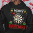 Dart Game Merry Dartmas Xmas Santa Ugly Dart's Christmas Kapuzenpullover Lustige Geschenke