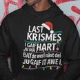 Last Christmas Parody Humour With Christmas Lights Kapuzenpullover Lustige Geschenke