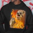 Rock Hyrax Fire Style Kapuzenpullover Lustige Geschenke