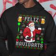 Ugly Christmas Darts Feliz Navidarts Kapuzenpullover Lustige Geschenke