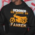 'Geboren Um S-51 Zu Fahren' Simson S51 Oldtimer Kapuzenpullover Lustige Geschenke