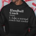 For Handball Trainer Definition Handball Trainer Kapuzenpullover Lustige Geschenke