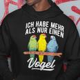 With Goat Parakeet Ich Habe Mehr Als Nur Einogel Parakeet Motif Kapuzenpullover Lustige Geschenke