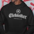 Guild Sign Electrician Seller In Old Gothic Script Kapuzenpullover Lustige Geschenke