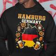 Hamburgo Alemania Souvenir Bandera Alemana Mapa Hamburgoacaciones Sudadera Regalos divertidos