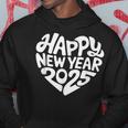 Happy New Year 2025 Heart Happy New Year New Year Kapuzenpullover Lustige Geschenke