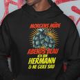 Hermann Name Saying Hermann Birthday Kapuzenpullover Lustige Geschenke