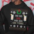 Ho Ho Hol Me A Gin Tonic Costume Christmas Kapuzenpullover Lustige Geschenke