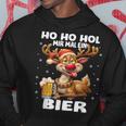 Ho Ho Hol Mir Mal Ein Bier Reindeer Saying Christmas Kapuzenpullover Lustige Geschenke