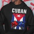 Hombre De Boxeo De Cuba Con Guantes Y Bandera Cubana Sudadera Regalos divertidos