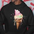 Ice Cream Melting Ice Cream Cone In Pastel Colours Kapuzenpullover Lustige Geschenke