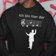 Ich Bin Hier Der Chef Ich Bin Hier Der Chef Kapuzenpullover Lustige Geschenke