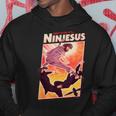 It's Ninjesus 80S Action Movie Parodie Drôle Chrétien Jésus Sweat à capuche Cadeaux drôles