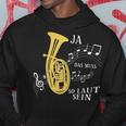 Ja Das Muss So Laut Sein Brass Instrument Tenor Horn Trumpet Kapuzenpullover Lustige Geschenke