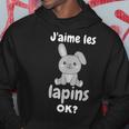 J’Aime Les Lapins Ok Lapin Mignon Sweat à capuche Cadeaux drôles