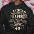 January 1985 40 Years intage 40Th Birthday Man Kapuzenpullover Lustige Geschenke