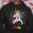 Julia Nombre Personalizado Regalo Cumpleaños Unicornio Sudadera Regalos divertidos